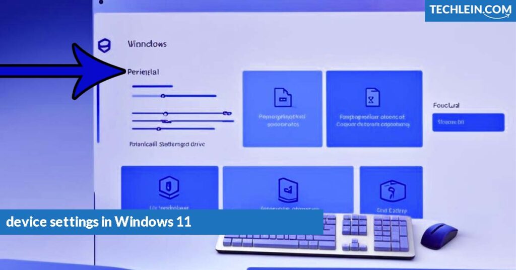 device settings in Windows 11
