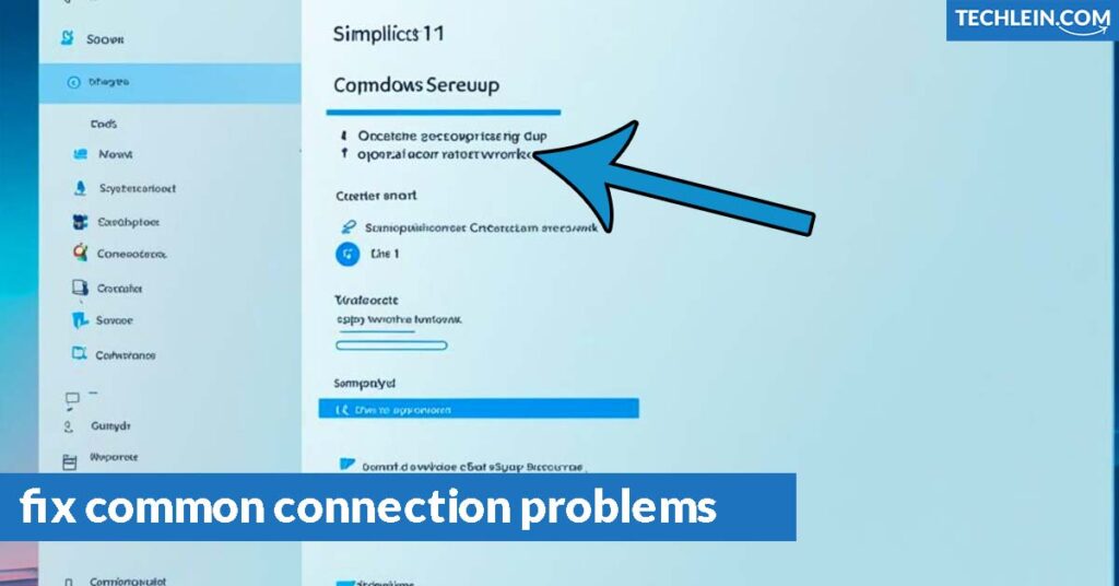 fix common connection problems