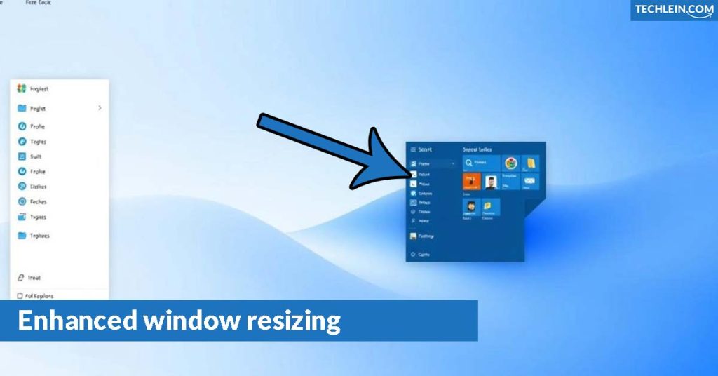 Enhanced window resizing