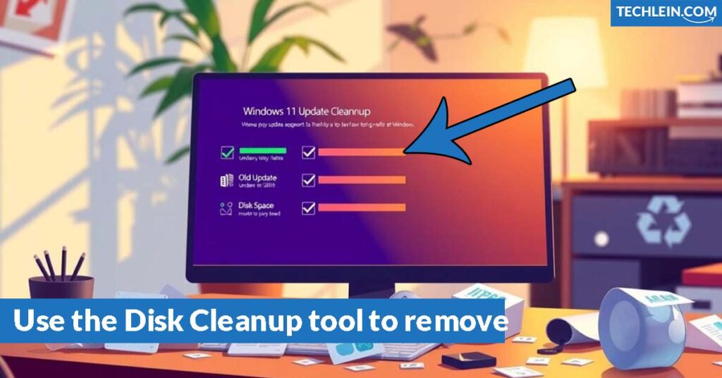 Use the Disk Cleanup tool to remove