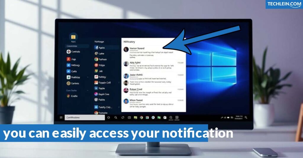 you can easily access your notification