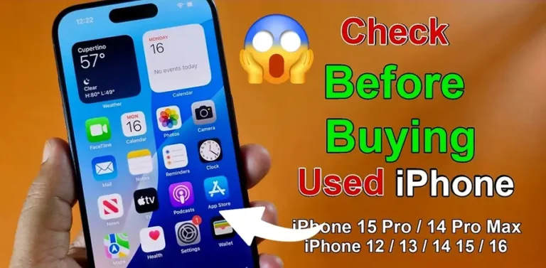 Check iPhone Before Buying