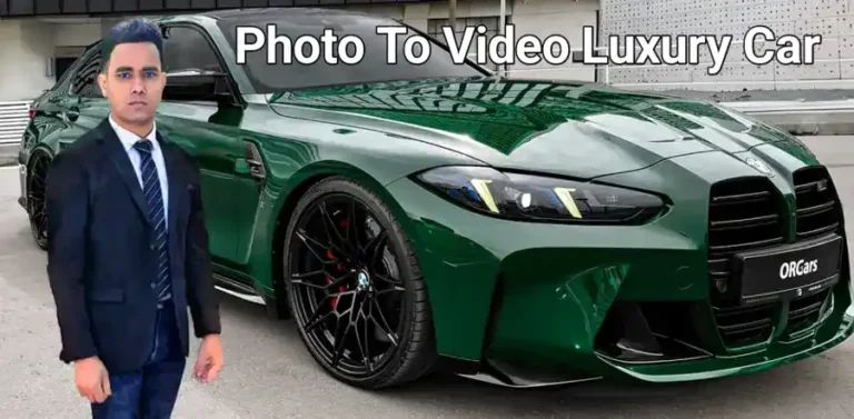 Free Photo To Video With Luxury Car Millionaire