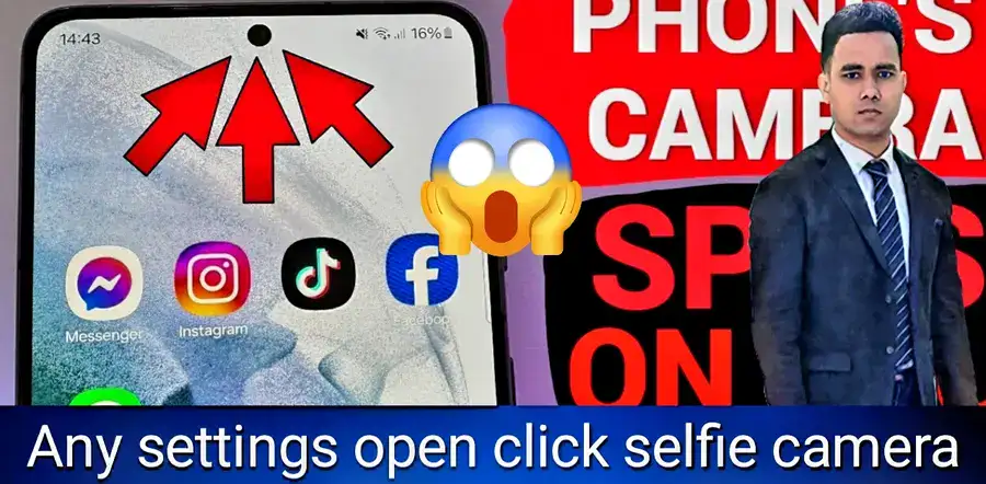 Any Settings Open Click Selfie Camera Android