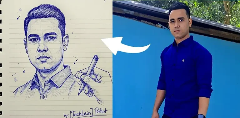 Make A Photo Style Drawing Line Sketch Online Free